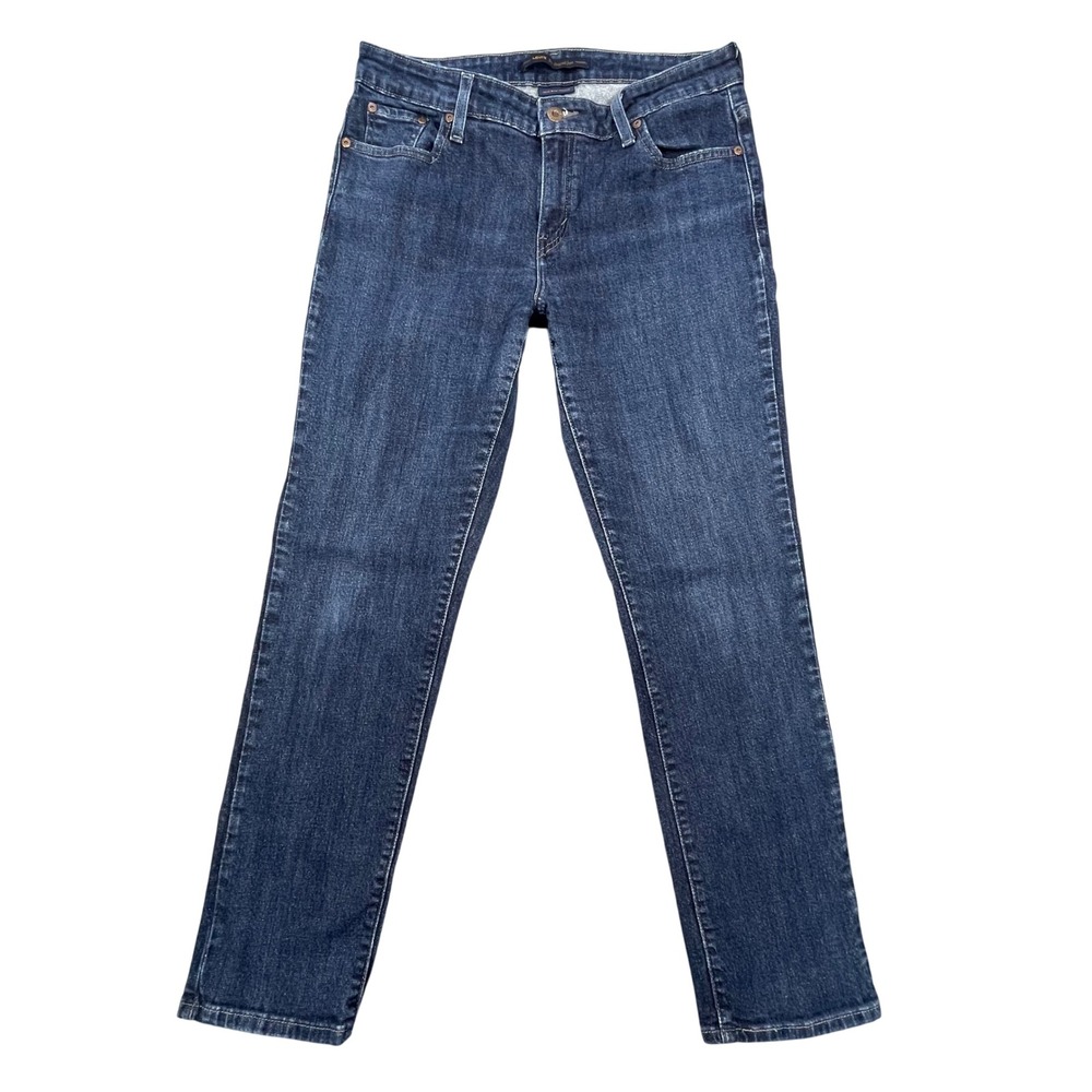 Levi's Blue Classic Mid Rise Skinny Denim Jeans Women 12 M